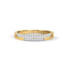 Sally Round Diamond Engagement Gold Ring - Image 2