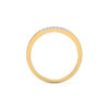 Sally Round Diamond Engagement Gold Ring - Image 3