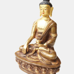 Gold Plated Gautam Buddha Statue