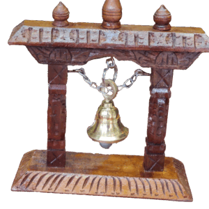 Wooden Stand with Bell