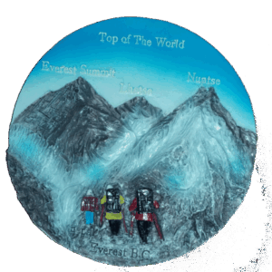 Ceramic Plate(mounteverest)