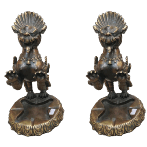 Pair Temple Lion