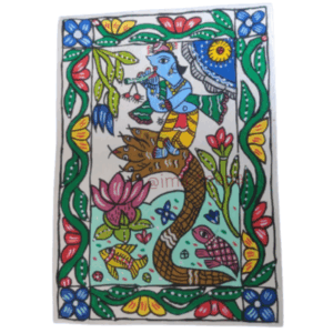 Mithala painting printed on Nepali paper-1