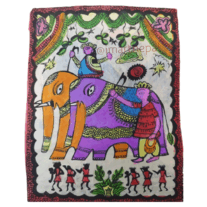 Mithala painting printed on Nepali paper-2