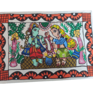 Mithala painting printed on Nepali paper-1