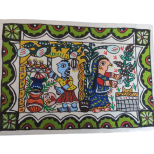 Mithala painting printed on Nepali paper-1