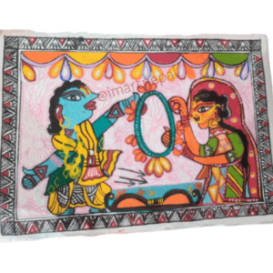 Mithala painting printed on Nepali paper-2