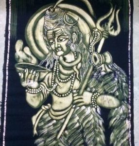 Batik Washable Shiva Painting