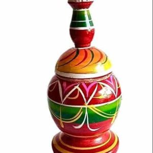 Mithila Wooden Sindoor Box (Singhora)