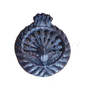 Round Wooden peacock