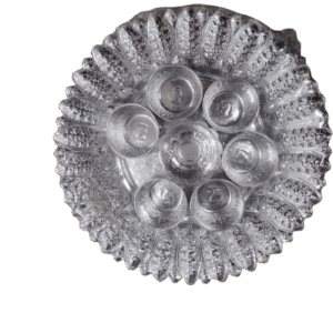 Thai Sliver Coated Aluminium with bowl Tika Dani