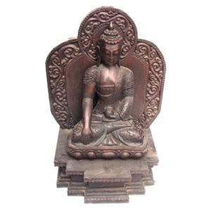 Buddha Statue seated on a chair - 53cm high