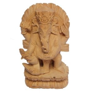 Wooden Ganesha - 4 Hands