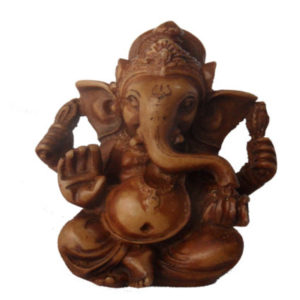 Red Ceramic Ganesh Statue