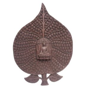 Leaf Buddha - Wall Mount, 52cm x 42cm