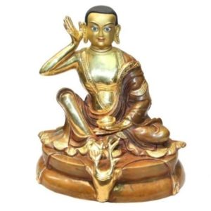 Golden Milerapa Statue