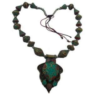 Necklace with stone