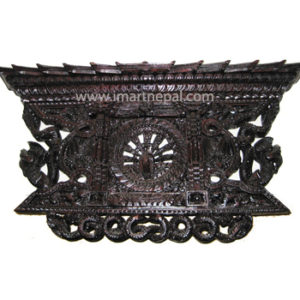 Antique Wooden Peacock window