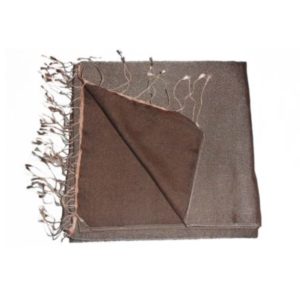 Polyster Shawl (Silver Brown)