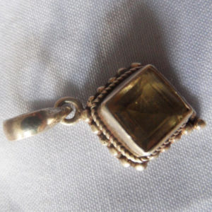 Golden Topaz Pendant