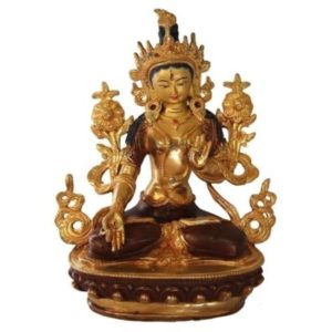Golden White Tara Statue
