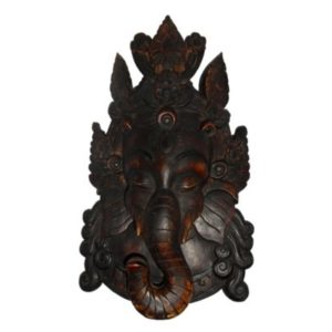 Traditional Wooden Ganesh Statue
