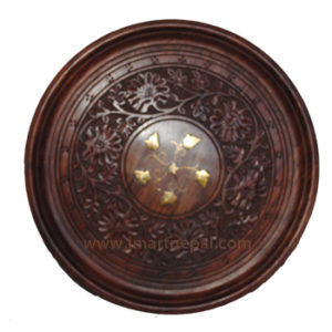 Decorated Wooden Plate